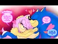Sleepover Sonic X Amy Sonamy Comic Dub Comp E Vay