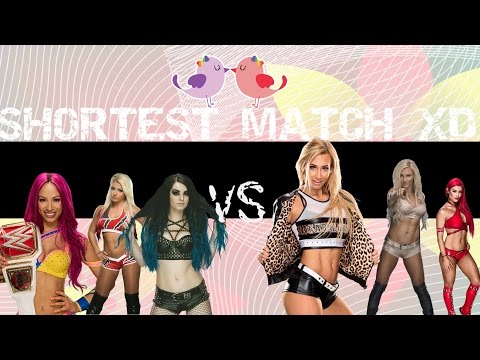 WWE 2K17 - Paige, Sasha Banks & Alexa Bliss VS Charlotte Flair, Carmella & Eva Marie
