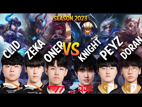 HLE Zeka VS JDG Knight | T1 Oner VS GEN Peyz  - Patch 13.13 KR Ranked