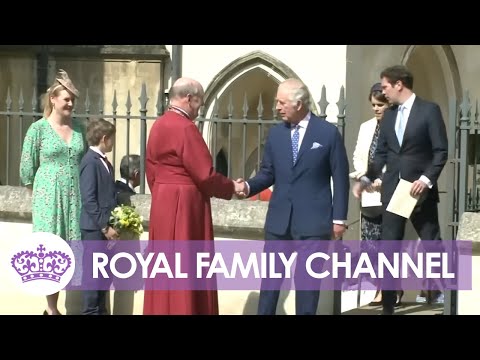 King Charles and royal family leave first Easter Sunday of reign