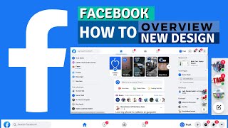Facebook new design layout and how to use it