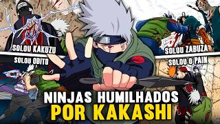 12 NINJAS TEMIDOS QUE KAKASHI HUMILHOU EM NARUTO