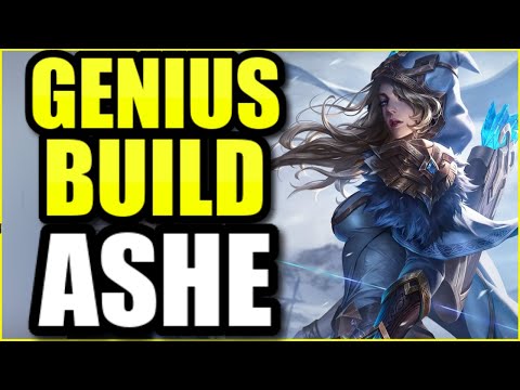 MATHEMATICALLY CORRECT ASHE SUPPORT HAS BURNING ARROWS EVERY 1 SECOND?! - League of Legends