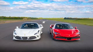 DRAG RACE!! FERRARI SF90 vs F8 TRIBUTO