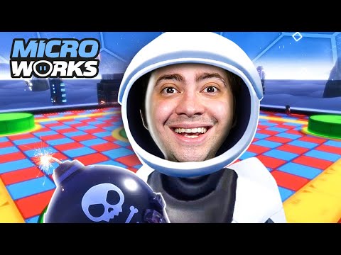 alanzoka jogando Microworks com os amigos na noitada