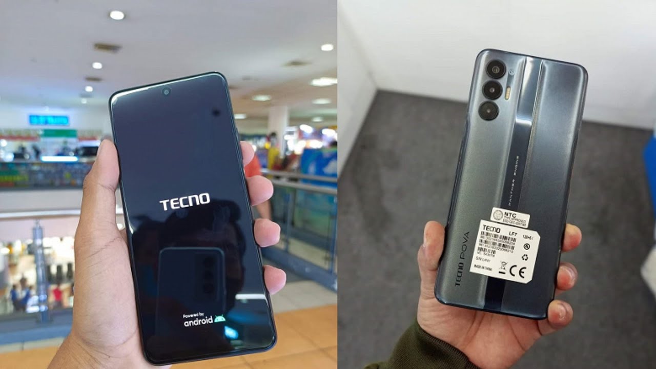 Смартфон TECNO Pova 3 6/128GB Черный