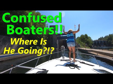 Confused Boaters Entering a Lock!