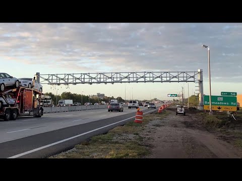 Toll gantry installed on I-295 near JTB