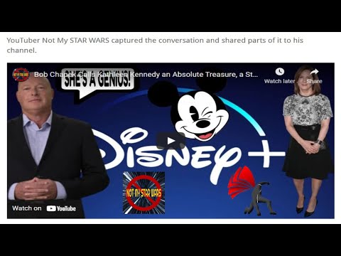 YouTuber Not My STAR WARS Captured the Conversation and Shared Parts of it on His Channel