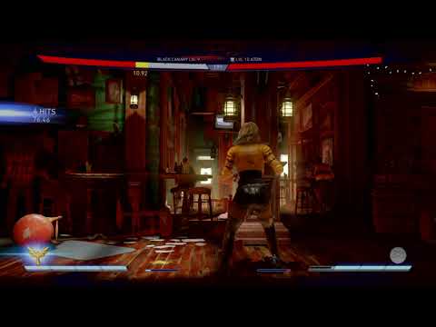 Injustice 2 - Black Canary VS Atom