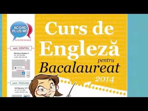 Curs de pregatire la engleza pentru examenul de bacalaureat 060 669 680
