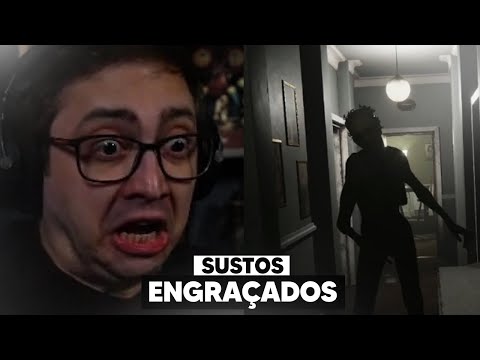 OS MAIORES SUSTOS EM LIVE #1 - Streamers jogando Jogos de Terror
