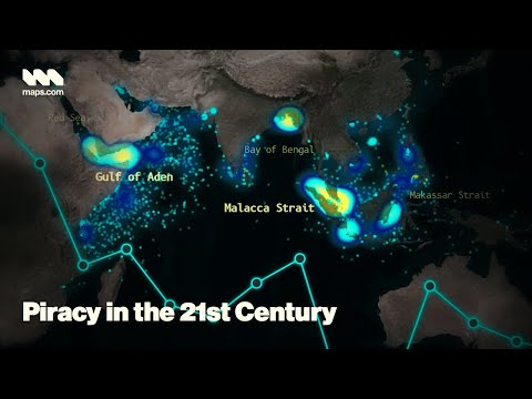 Piracy in the 21st Century | Animated Maps
