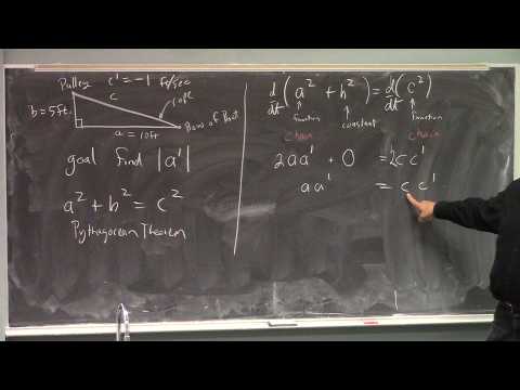Mon Sep 28, 2026 Lecture (L14) Stewart Section 2.7 Related Rates, Part 2