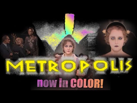 Metropolis Remix 1927 Stunning Colorized & Audio Dubbed HD Art
