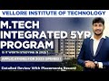 VIT M Tech Integrated 5 Year Degree Is It Worth It Vellore Institute Of Technology No Entrance Exam