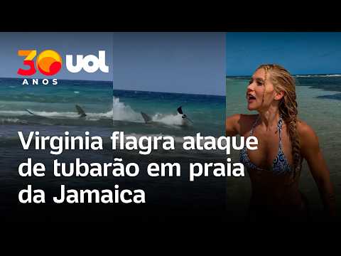 Virginia Fonseca flagra tubarão atacando arraia durante viagem com Vini Jr. à Jamaica; veja vídeo