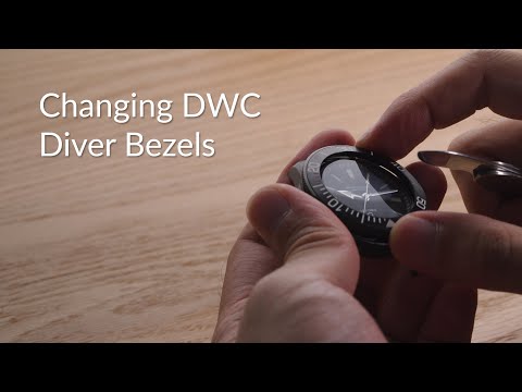 Quick bezel + insert replacement for DWC dive watch (Safe bezel removal and swap)