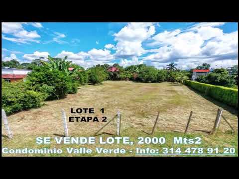 ATENCION DE OPORTUNIDAD. Venta de Lote Campestre, Condominio Valle Verde, Pitalito Huila. 3144789120