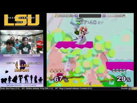 LUST 15 Melee Singles - Pop$ (Marth) vs TOP8 | Willy (Fox)