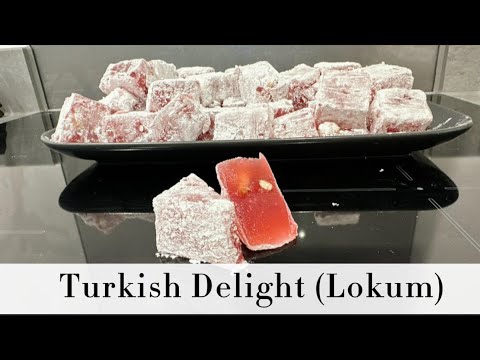 Authentic TURKISH DELIGHT Recipe||Lokum Recipe | How to Make Turkish Sweets