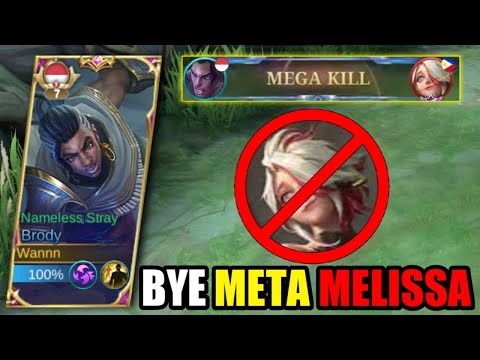 BRODY ENAK BANGET CUYY BUAT COUNTER MELISSA!! BRODY BEST BUILD 2023 - Mobile Legends