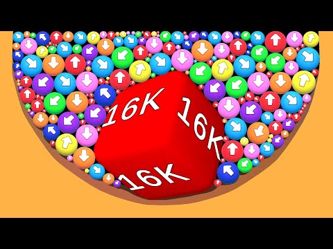BALLS N HOLES (vs) 2048 HOLE - Left and Right: Brain Challenge | Satisfying Game