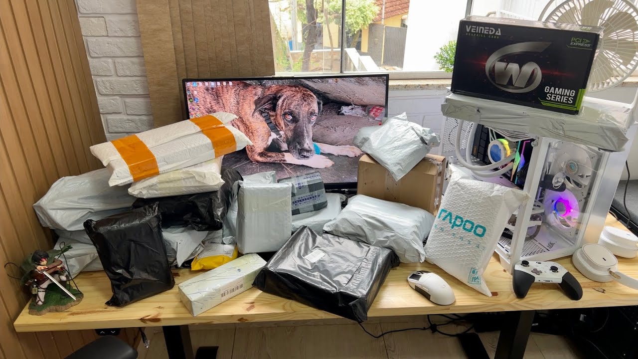 Mega Unboxing do Aliexpress - Chegou todas as encomendas de uma vez