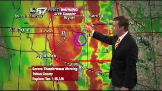July 1st 2014 South Bend Severe Weather Coverage