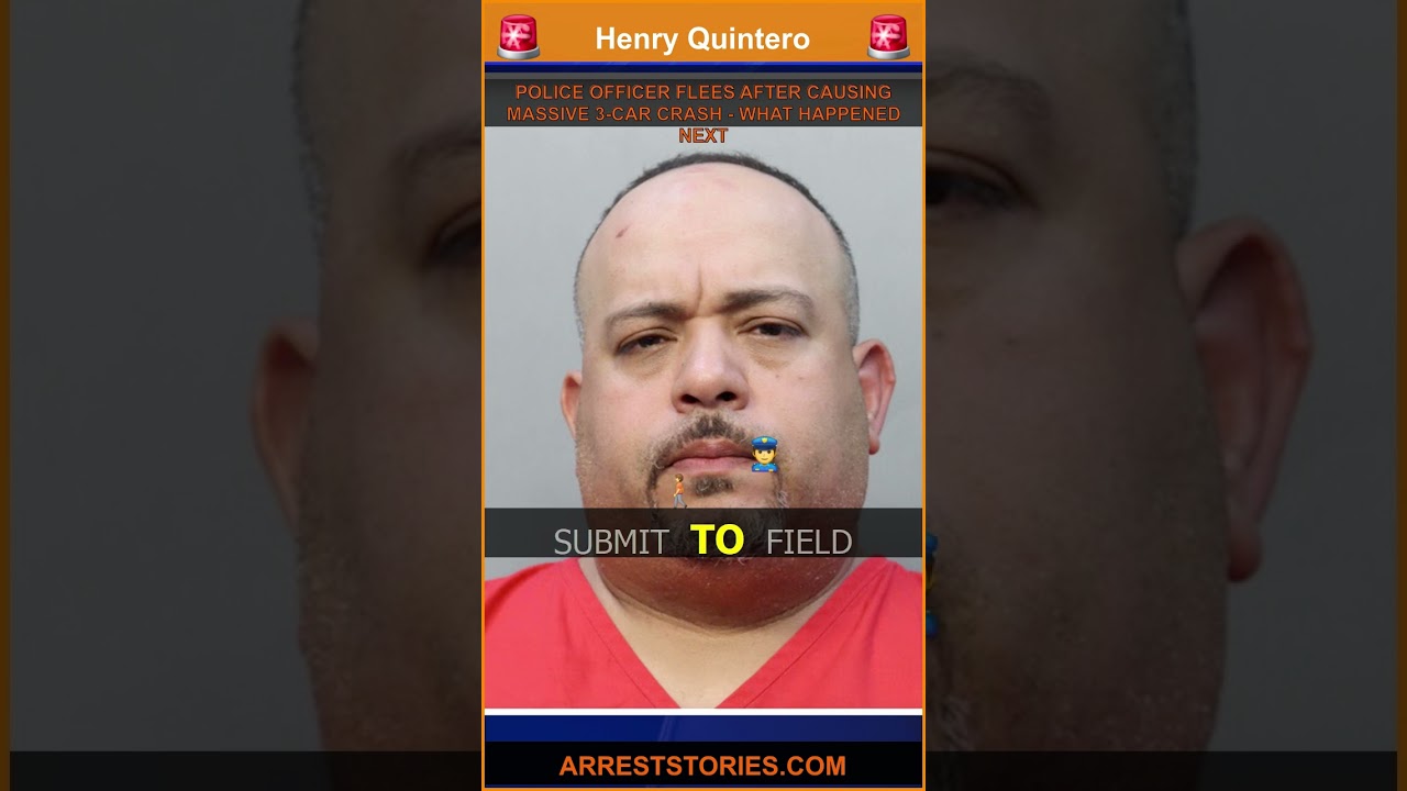 POLICE OFFICER FLEES AFTER CAUSING MASSIVE 3-CAR CRASH - WHAT HAPPENED NEXT