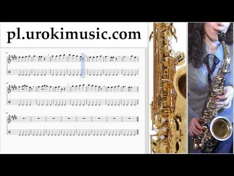 Nauka Gry Na Saksofonie (Altowy) Beethoven - Ode to Joy Nuty Poradnik Część 2 um-b352