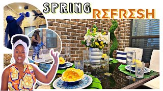 NEW* 2025 SPRING DECORATE WITH ME | SPRING PATIO REFRESH | Decorating Ideas 2025