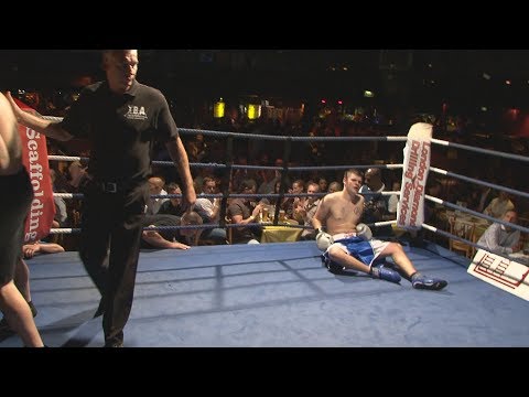 Classic IBA Boxing - Billy The Kid v Ben Nuttall - First Round Beating!