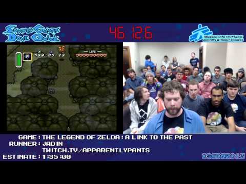 Legend of Zelda: A Link to the Past Speed Run in 1:27:29 by Jadin *#SGDQ 2013* [SNES]