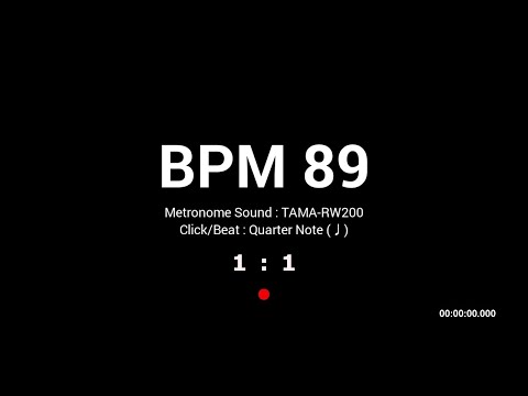 Metronome BPM 89 / TAMA-RW200