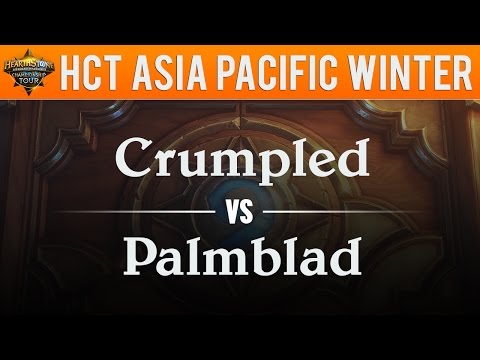 Crumpled vs Palmblad - Hearthstone Championship Tour Asia Pacific 2017:  Swiss Round 7