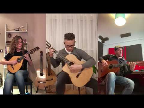 "Los Muñecos" (en cuarentena), danza cubana de Ignacio Cervantes, Trío Alter Ego.