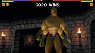 Mortal Kombat 4 gameplay (play as goro)