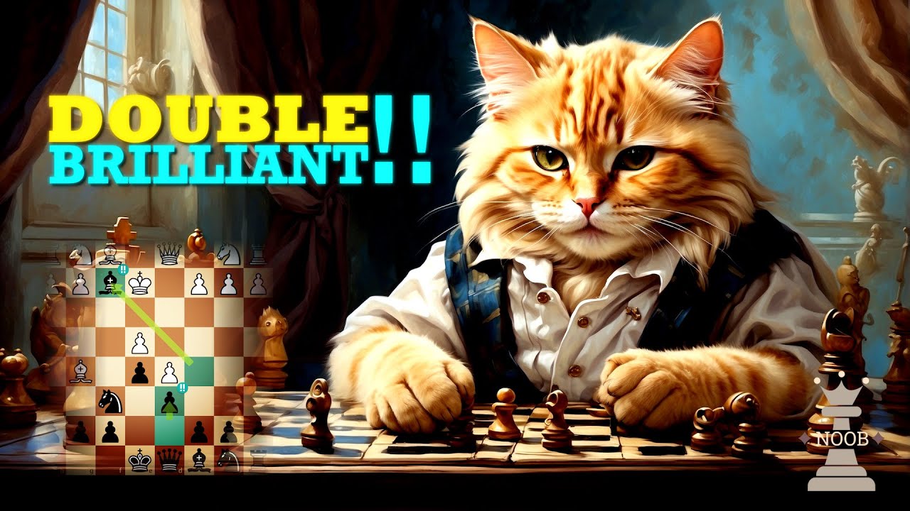 ♟️ Englund Gambit Declined | Double Brilliant WIN ‼️