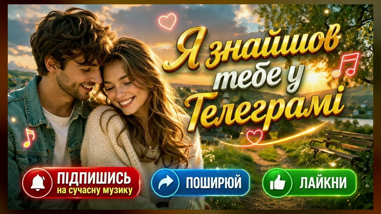 Я знайшов тебе у Телеграмі — сучасна молодіжна українська пісня 2026