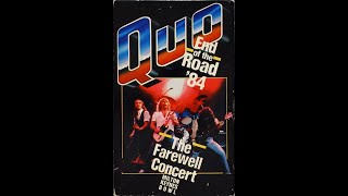 STATUS QUO - Live 1984 The End Of The Road Farewell Concert, Milton Keynes Bowl 21st July 1984  dvd