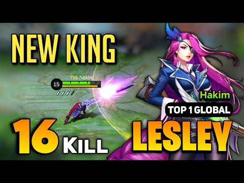 Lesley Best Build 2023 [ Lesley Top 1 Global Gameplay ] By Hakim - Mobile Legends