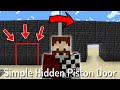 Simple Minecraft 2x2 Flush Piston Door. 1.20 / 1.19 Redstone Tutorial