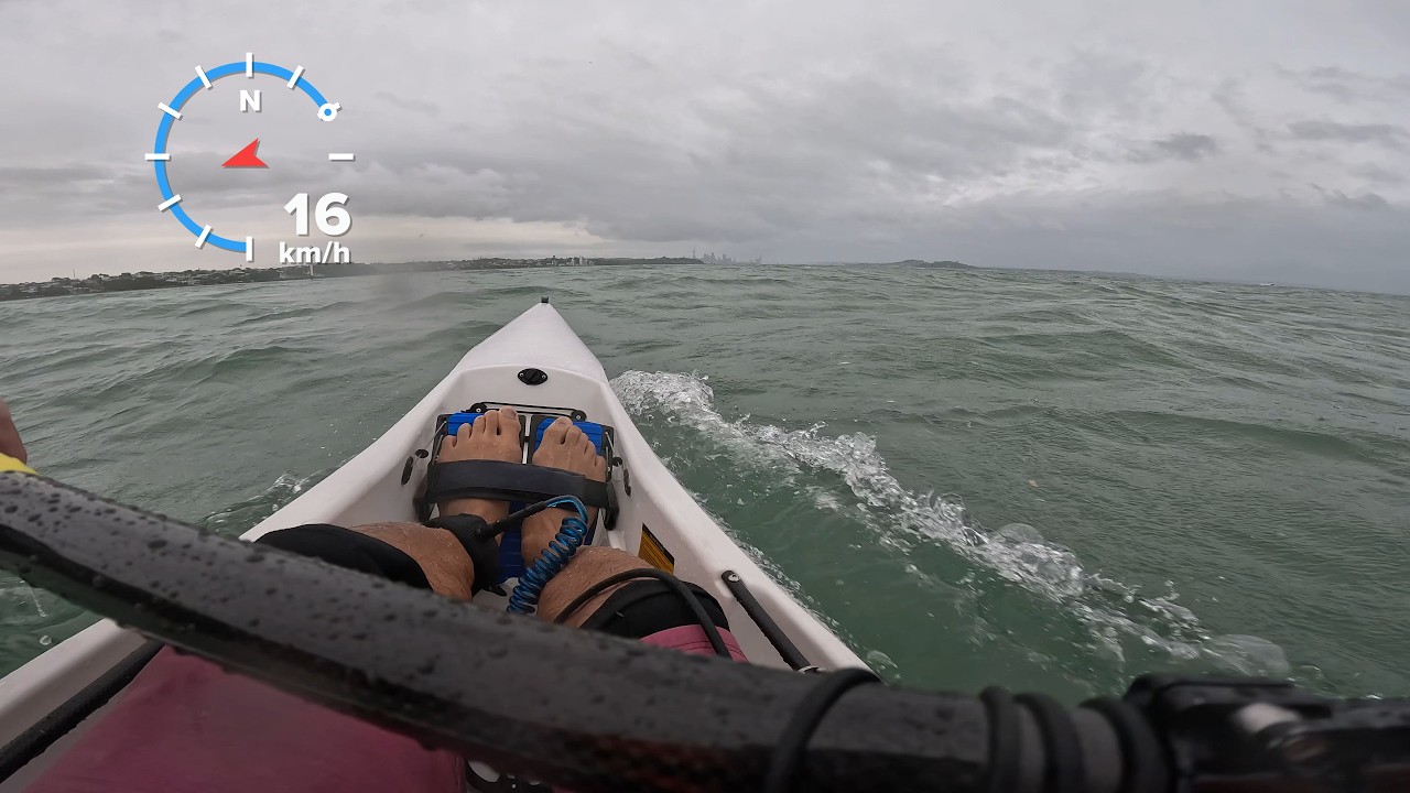 Surfski downwind