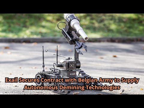 Exail Delivers Chameleon LG Robots to Belgian Army — New Defense Robotics Contract 2024
