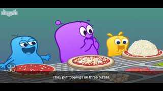 Little fox level 1: The Blobs at the Pizza place