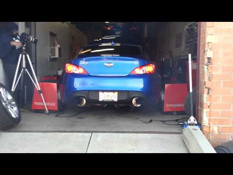 2012 Hyundai Genesis 2.0T with Kinugawa TD05-20G Turbo, Bosch 750cc Dyno Run @TurboXS 333whp! #2