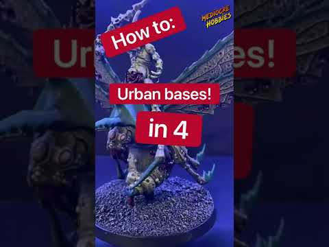 Urban Bases in 4 easy steps! #shorts #warhammer #tabletopgaming