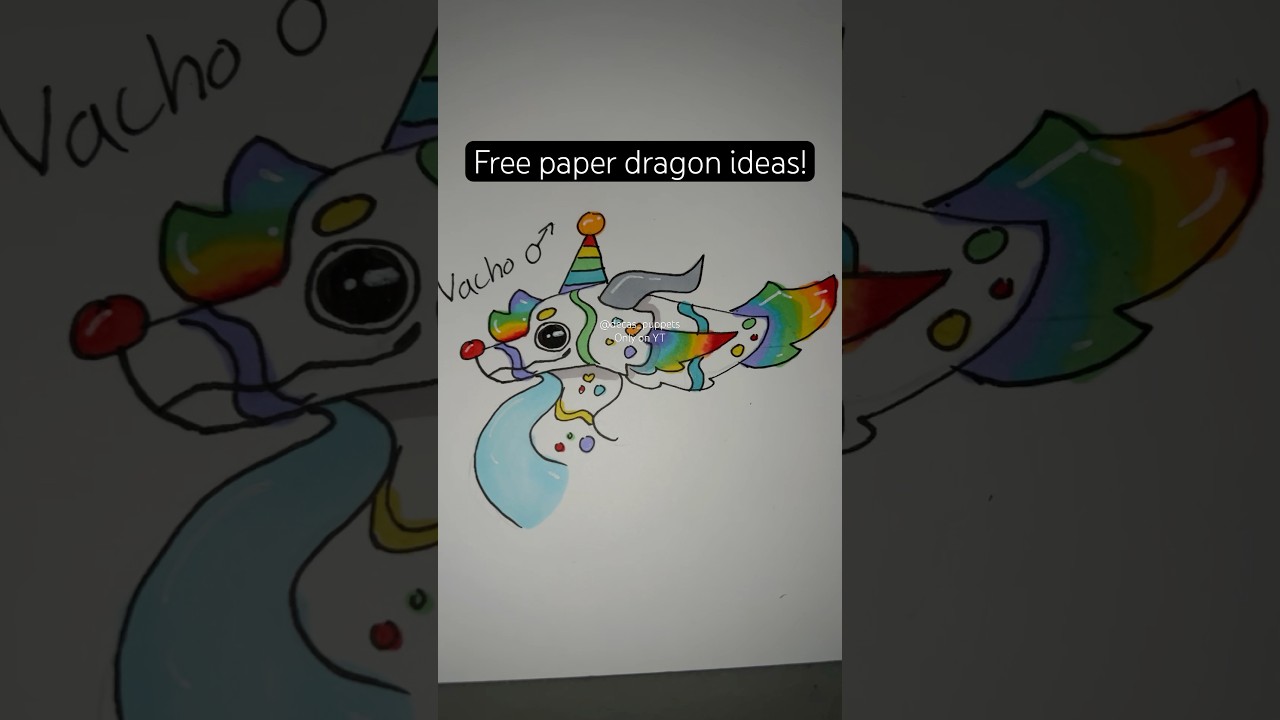Free paper dragon puppet ideas!! ✨⭐️ #dragonpuppeteer #freedragonideas #paper #dragon #ideas #puppet