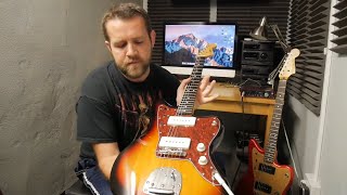 Video thumbnail for Squier Vintage Modified Jazzmaster Review Demo by The Guitar Manifesto